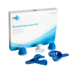Dental Impression Set | includes Upper + Lower Trays + Putty | Quick, Easy & Clean Professional Imprints at Home | EU Approved